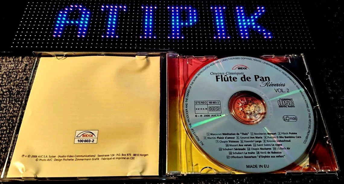 🎵 Damian Luca - Flauta De Pan Sonhos Vol.2 - CD Clássico - 17 Títulos 💕 – photo 3